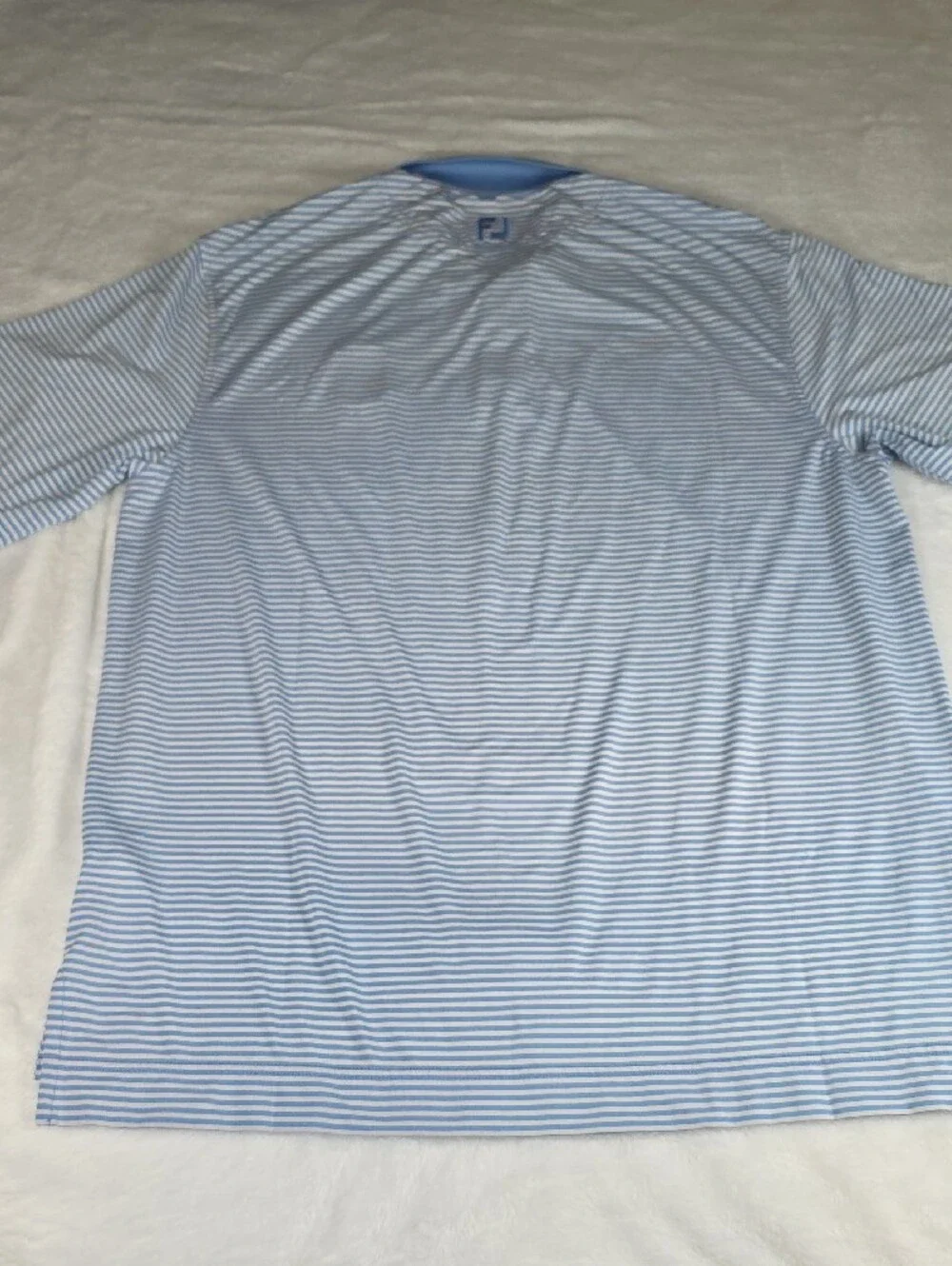 FootJoy Men’s Striped Golf Polos Lot of 2 Florida State Golf Assoc Size L